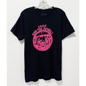 Run The Jewels - Camp Run the Jewels, Black & Pink, Short Sleeve Graphic Tee (M)